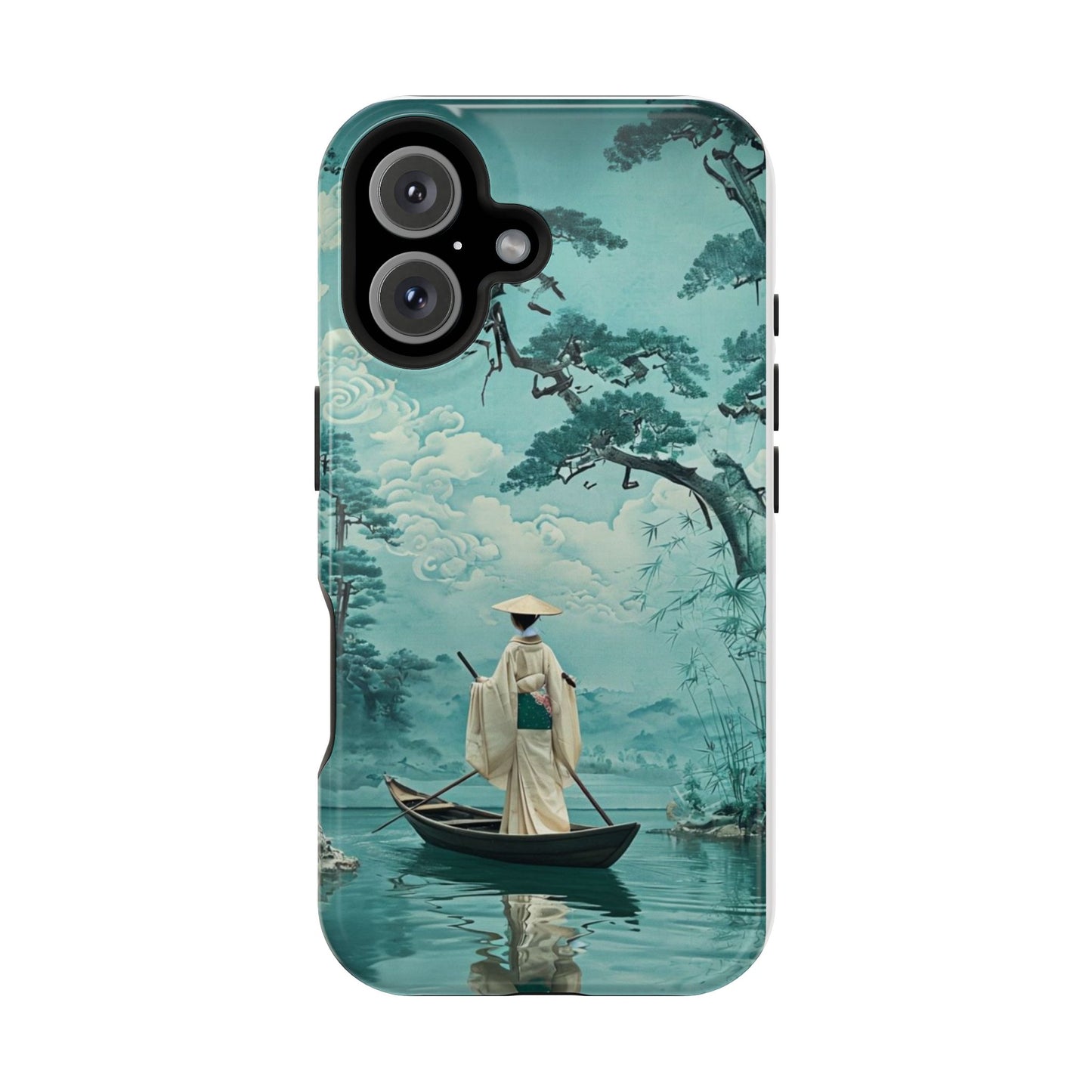 Zen Landscape Magnetic Tough Case for iPhone - Serene Nature Design