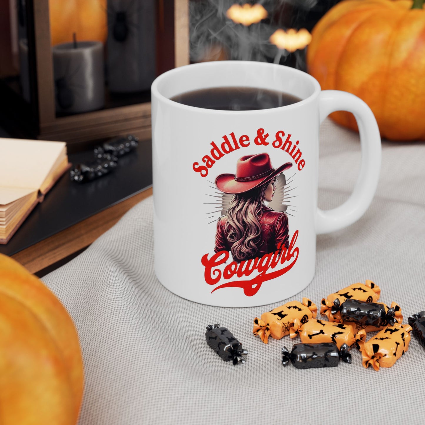 Saddle Up Ceramic Mug, Rodeo Mug