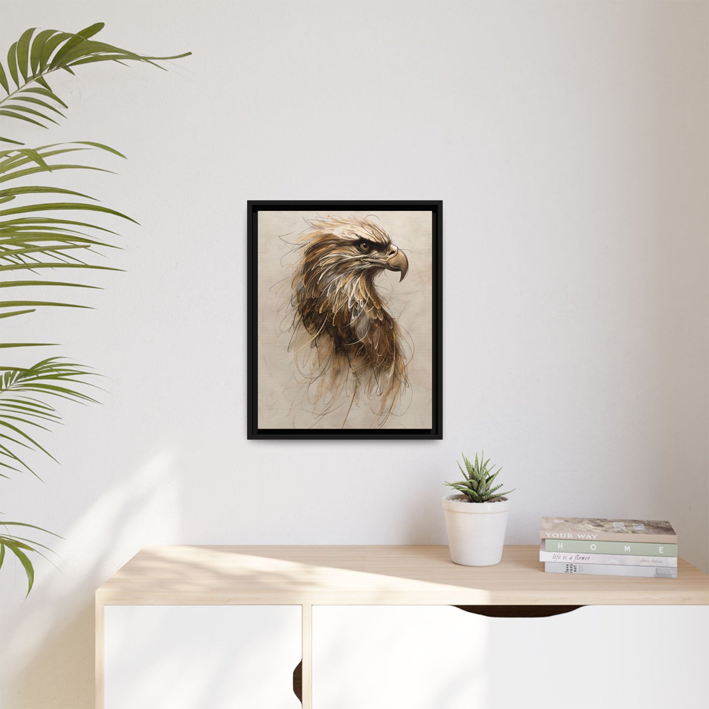 Framed Eagle Art Canvas