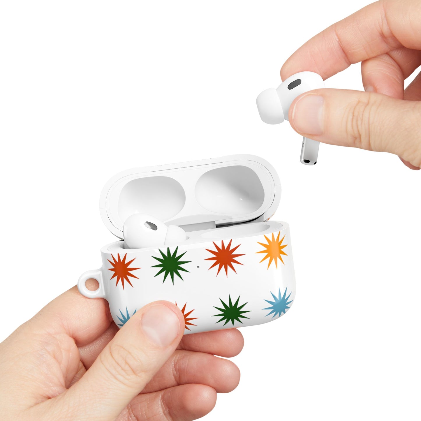 Colorful Starburst AirPod Cases - Trendy & Durable Protective Covers