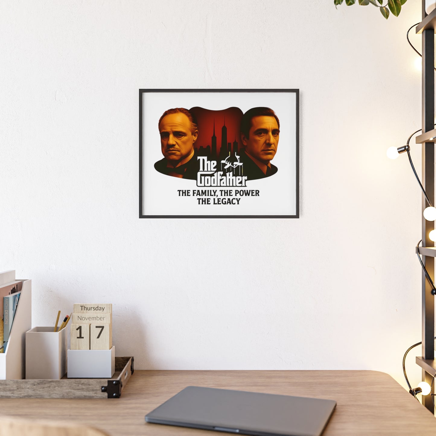 The Godfather Wooden Frame Poster