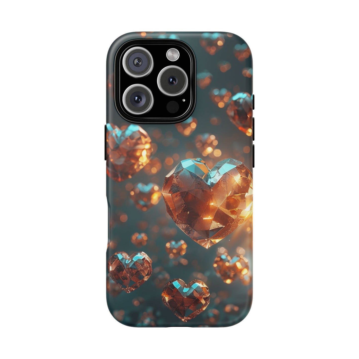 Crystal Heart Phone Case Cover Print