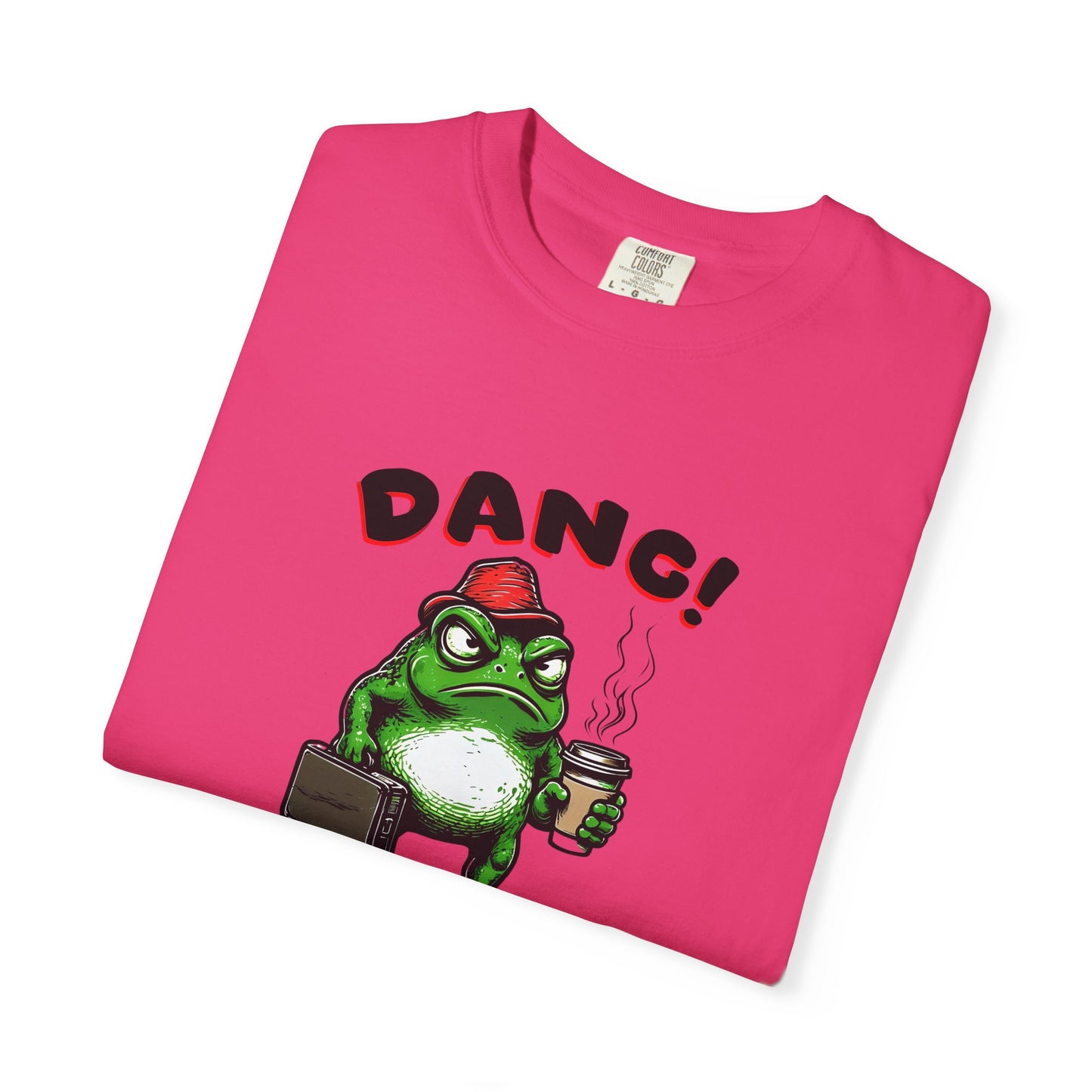 Funny Frog Monday T-Shirt - Unisex Garment-Dyed Tee