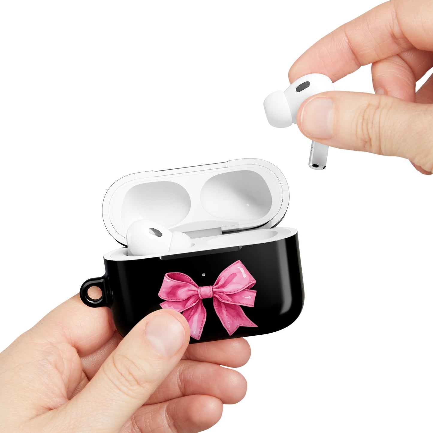 Charming Bow AirPod Case, Trendy Tech Gift for Her, Personalized Earbud Cover