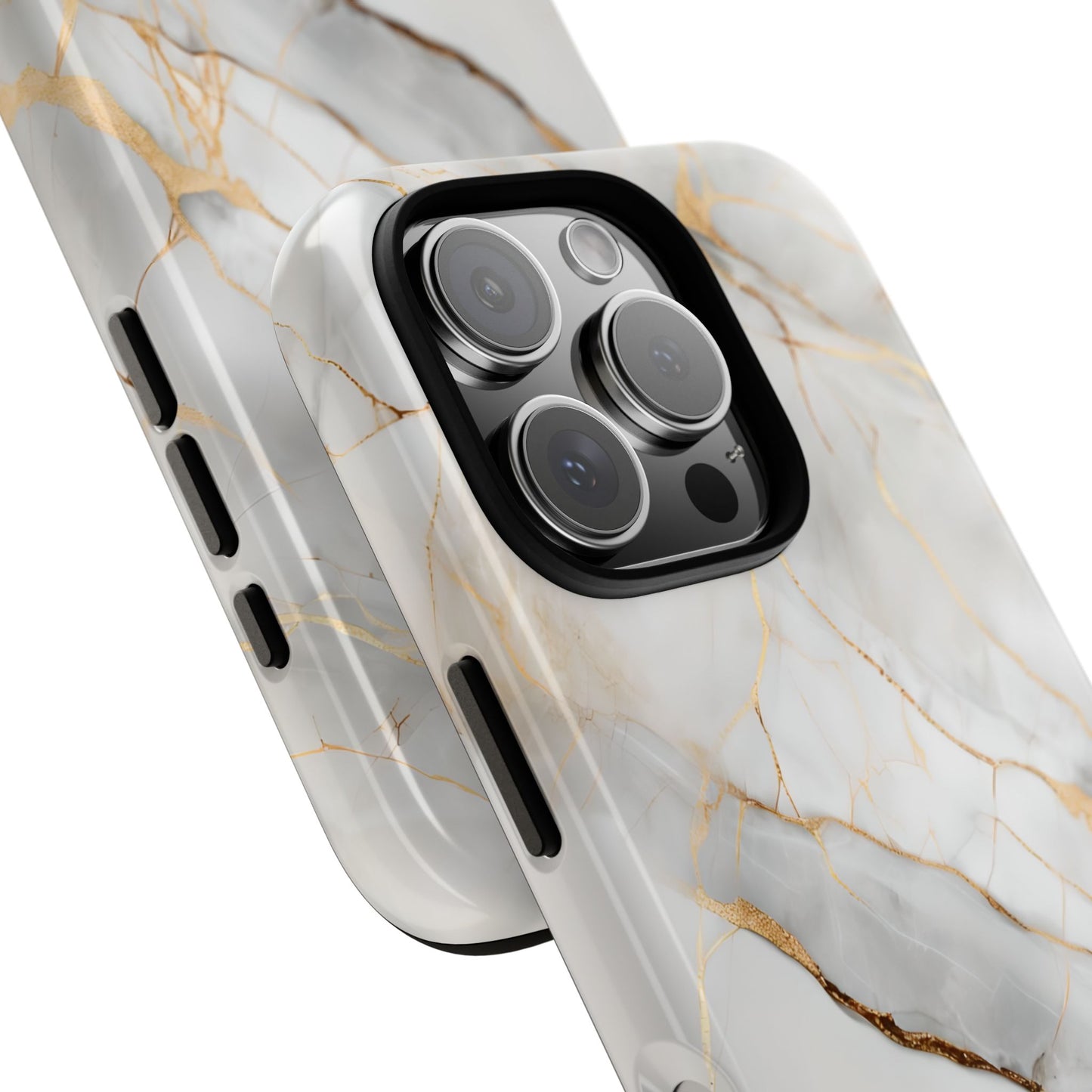 Elegant Lion and Marble Effect Phone Case Cover