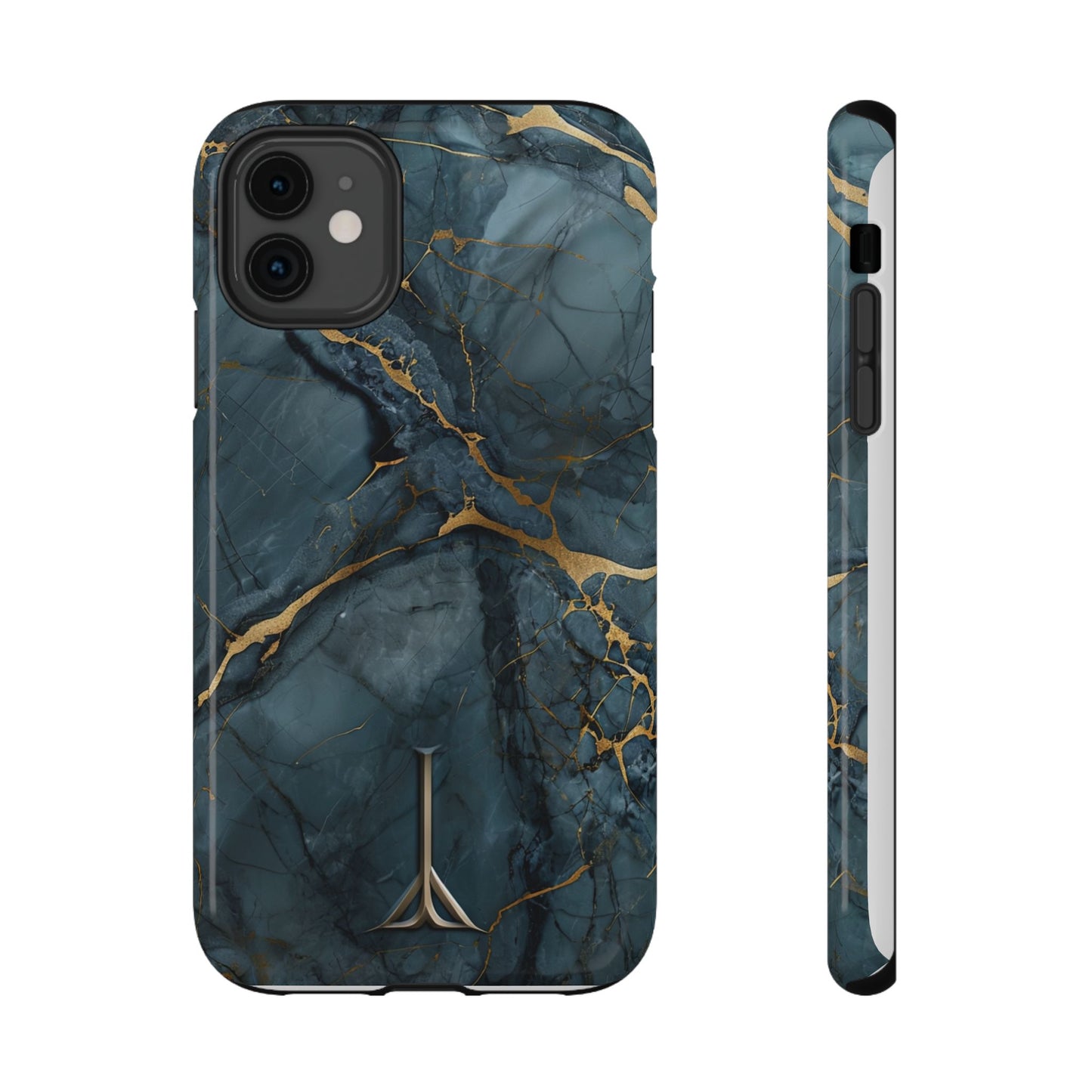 Luxury Sapphire Marble Impact-Resistant Phone Case | Stylish and Durable