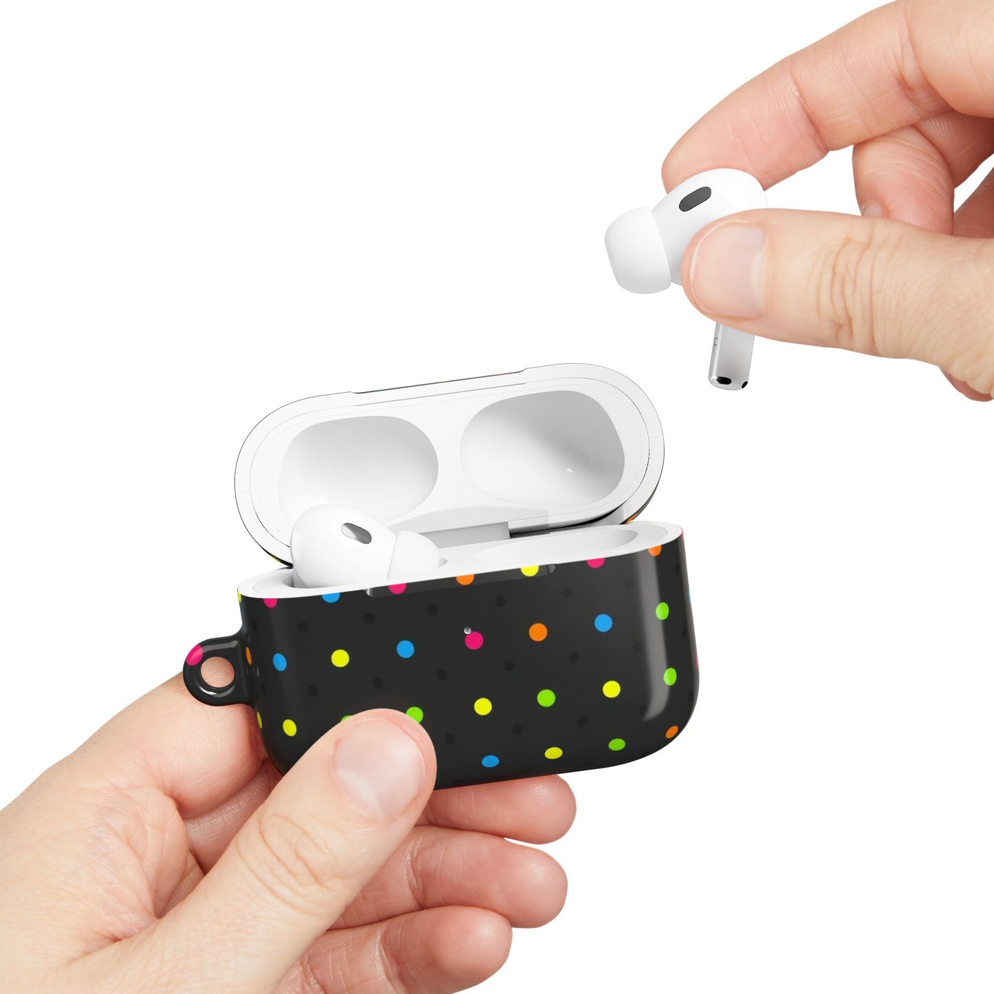 Colorful Polka Dot AirPod Case - Stylish and Fun Protection