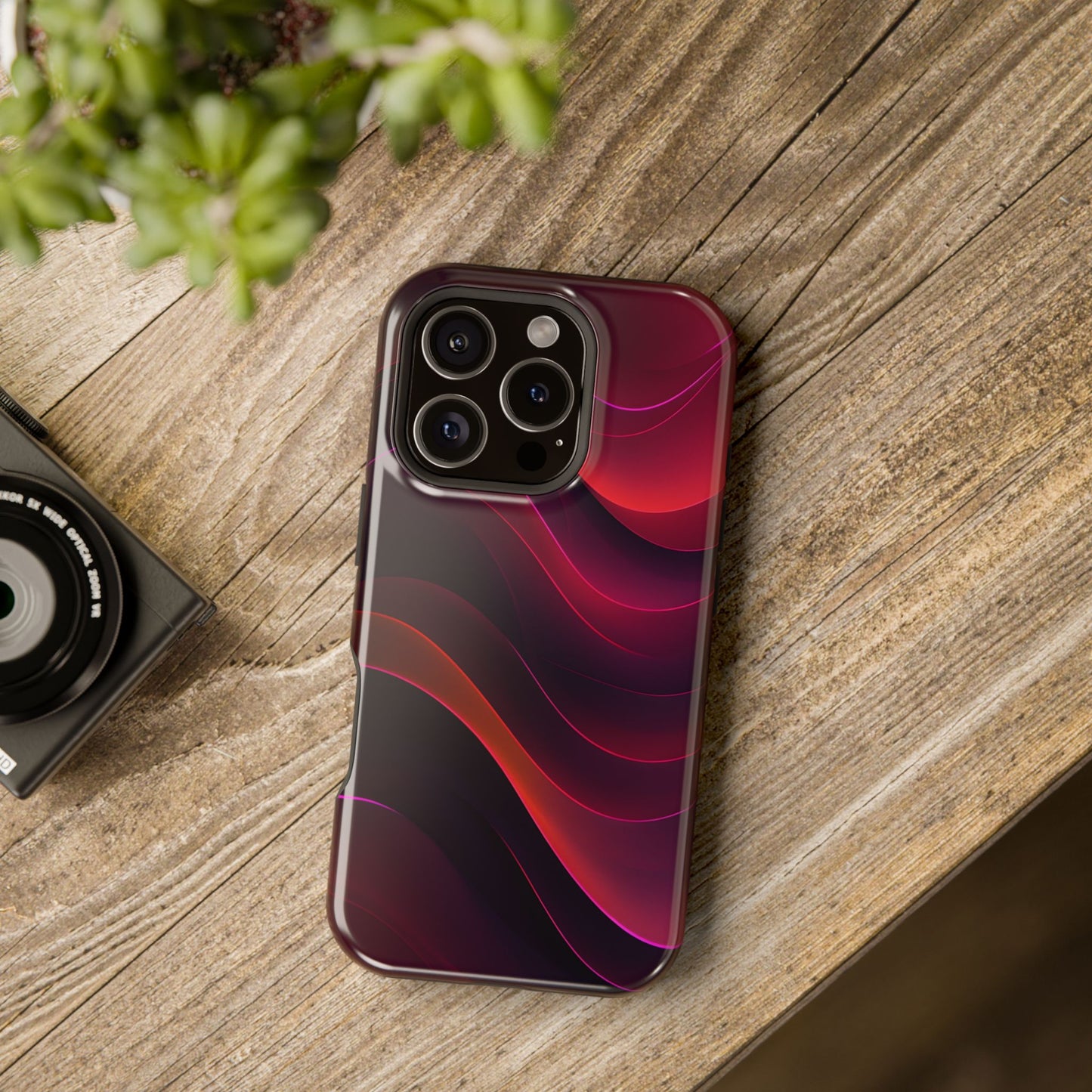 Abstract Wavy Design Case Cover