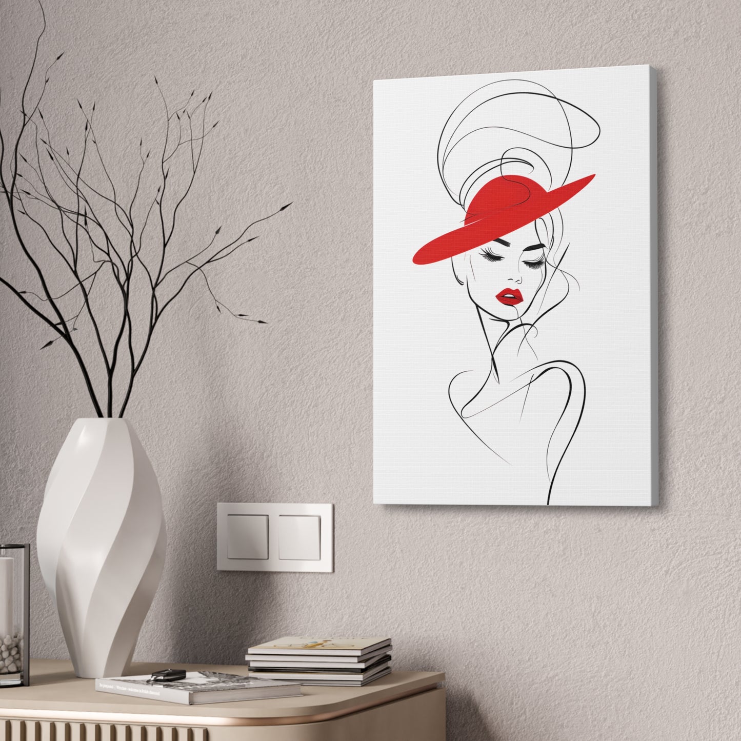 Portrait of a Woman in a Red Hat