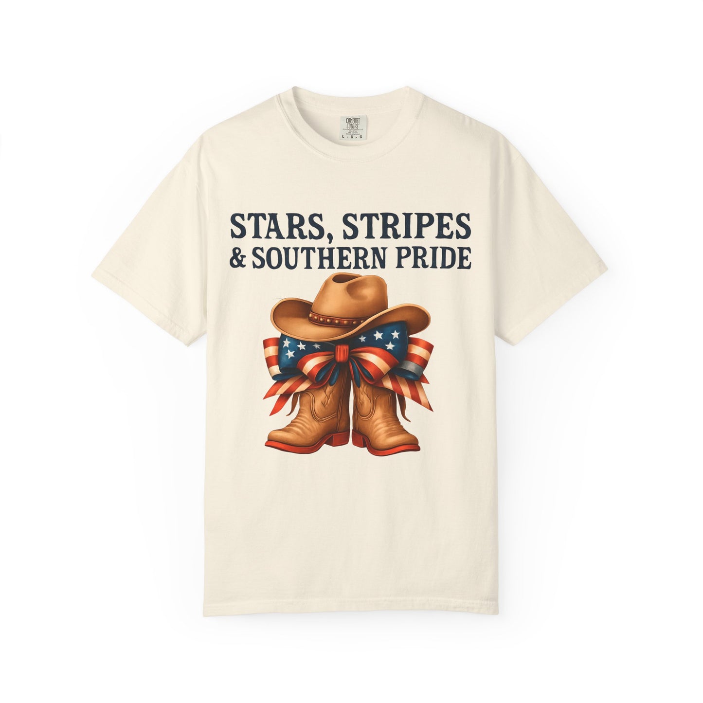 Stars, Stripes & Southern Pride Cowboy Boots Unisex T-Shirt