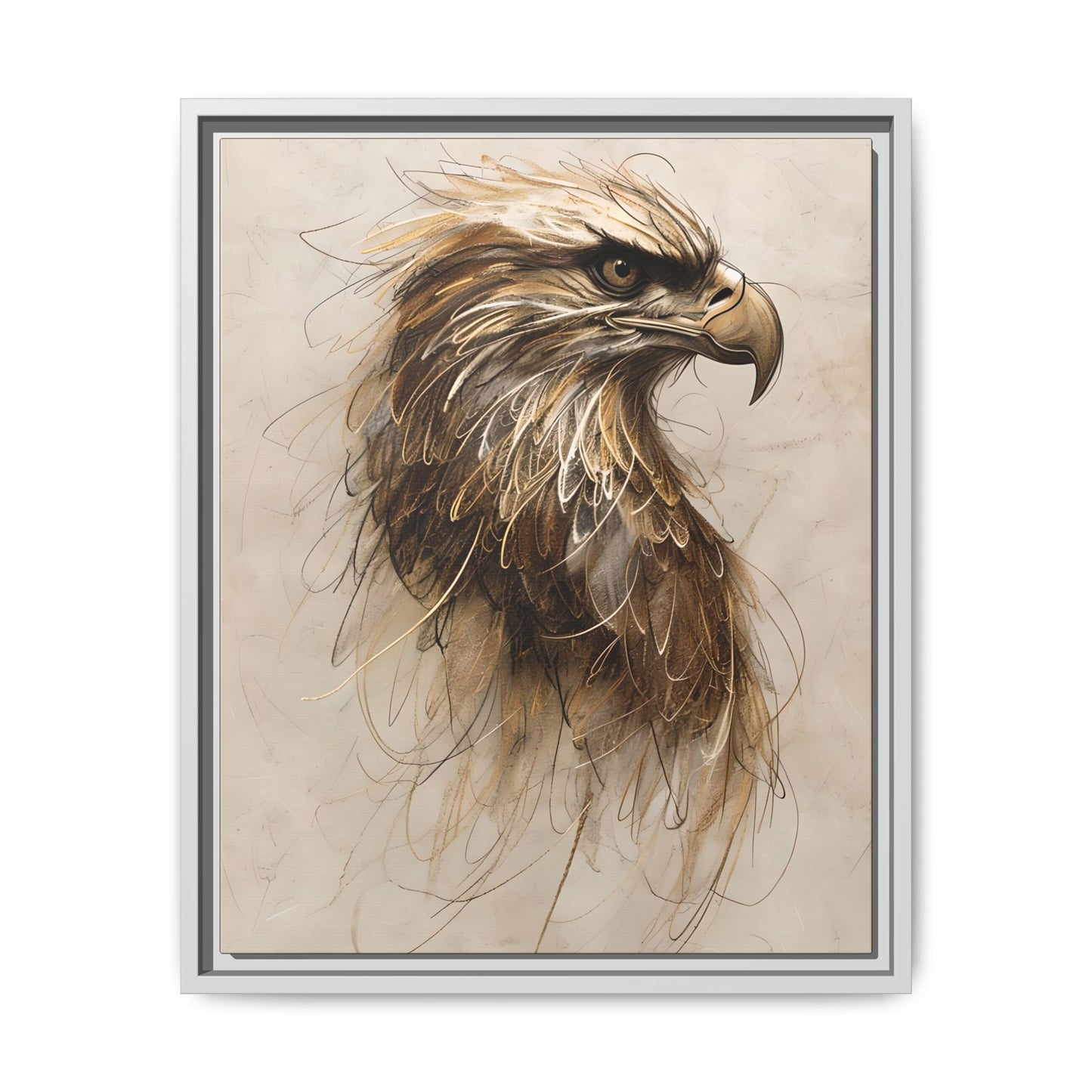 Framed Eagle Art Canvas
