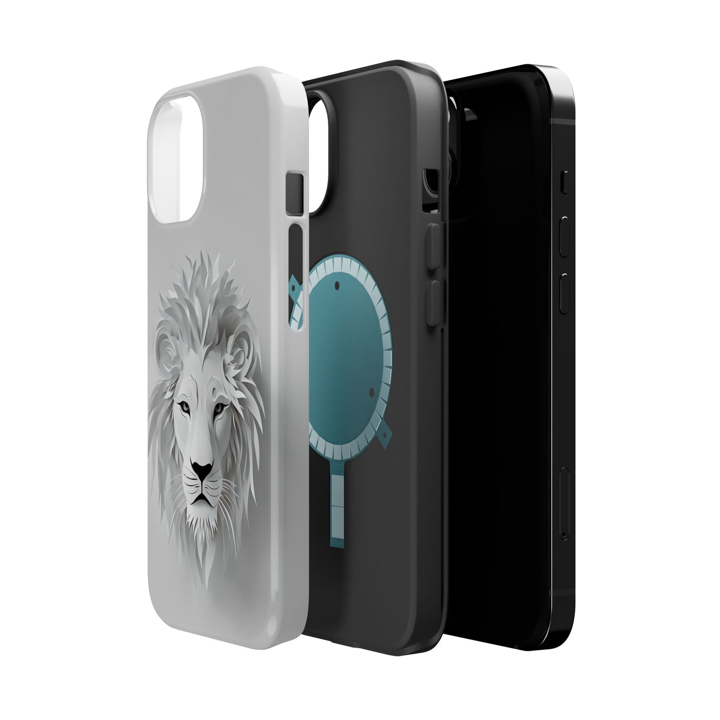 Majestic Intricate Lion Face Magnetic Tough Case