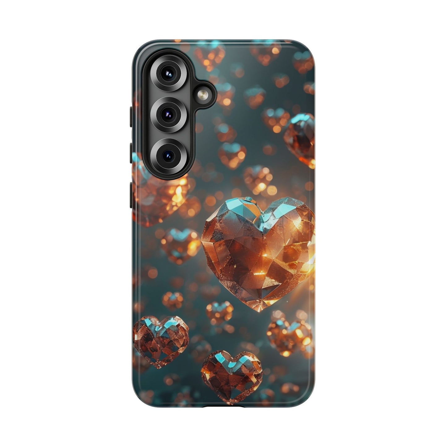 Crystal Heart Phone Case Cover Print