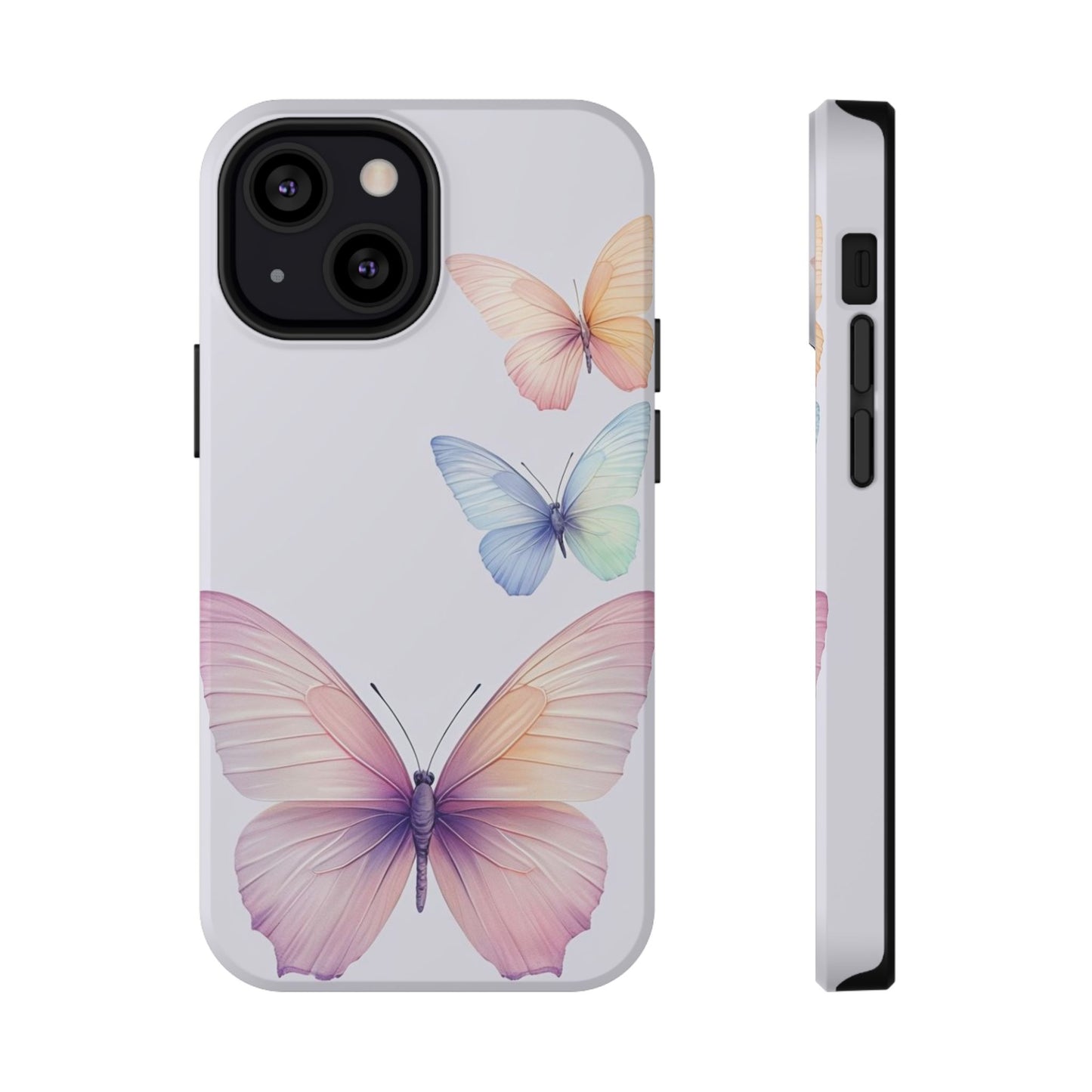 Butterfly Impact-Resistant Phone Case - Elegant, Durable, Perfect for Nature Lovers