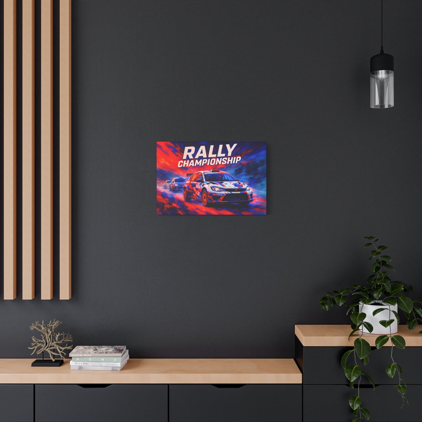 Rally Championship Canvas Wall Art, Racing Print, Car Decor, Gift for Auto Enthusiasts, Sports Artwork
