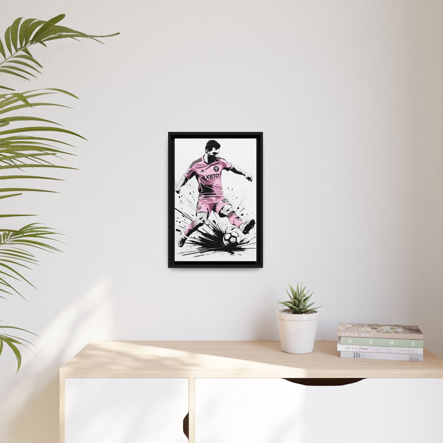 Lionel Messi No 10 Inter Miami Soccer Player Print
