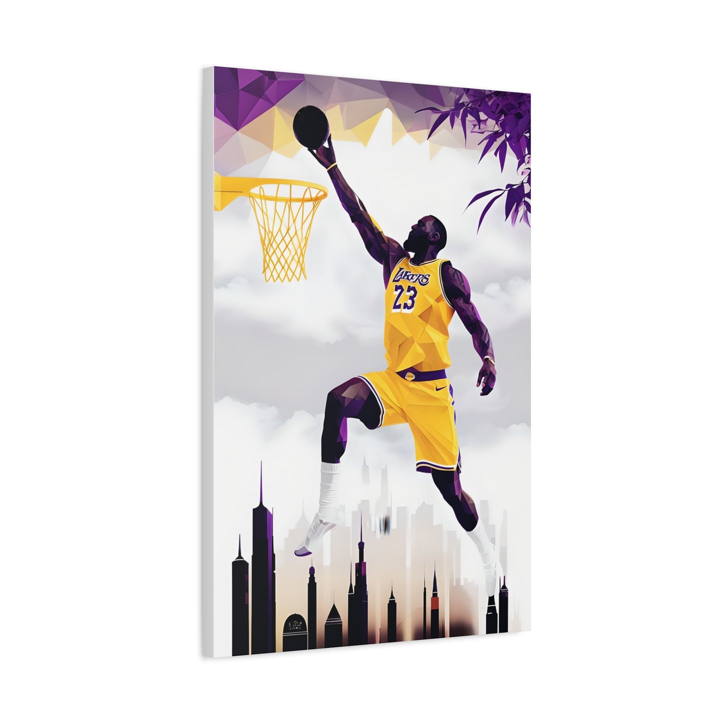 Lakers LeBron James - Canvas Art