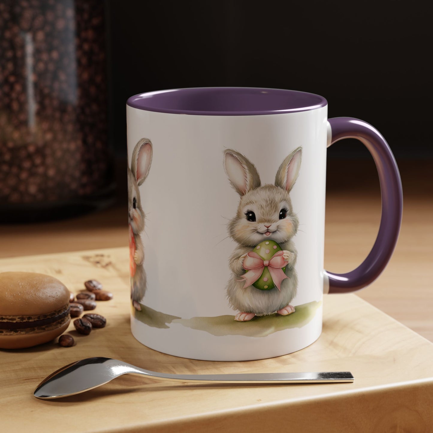 Cute Easter Bunny Coffee Mug - 11oz & 15oz Accent Mug for Holiday Celebrations