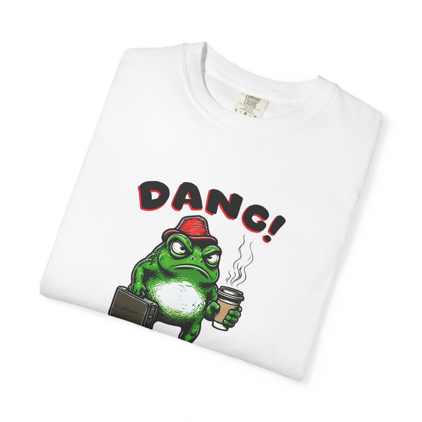 Funny Frog Monday T-Shirt - Unisex Garment-Dyed Tee