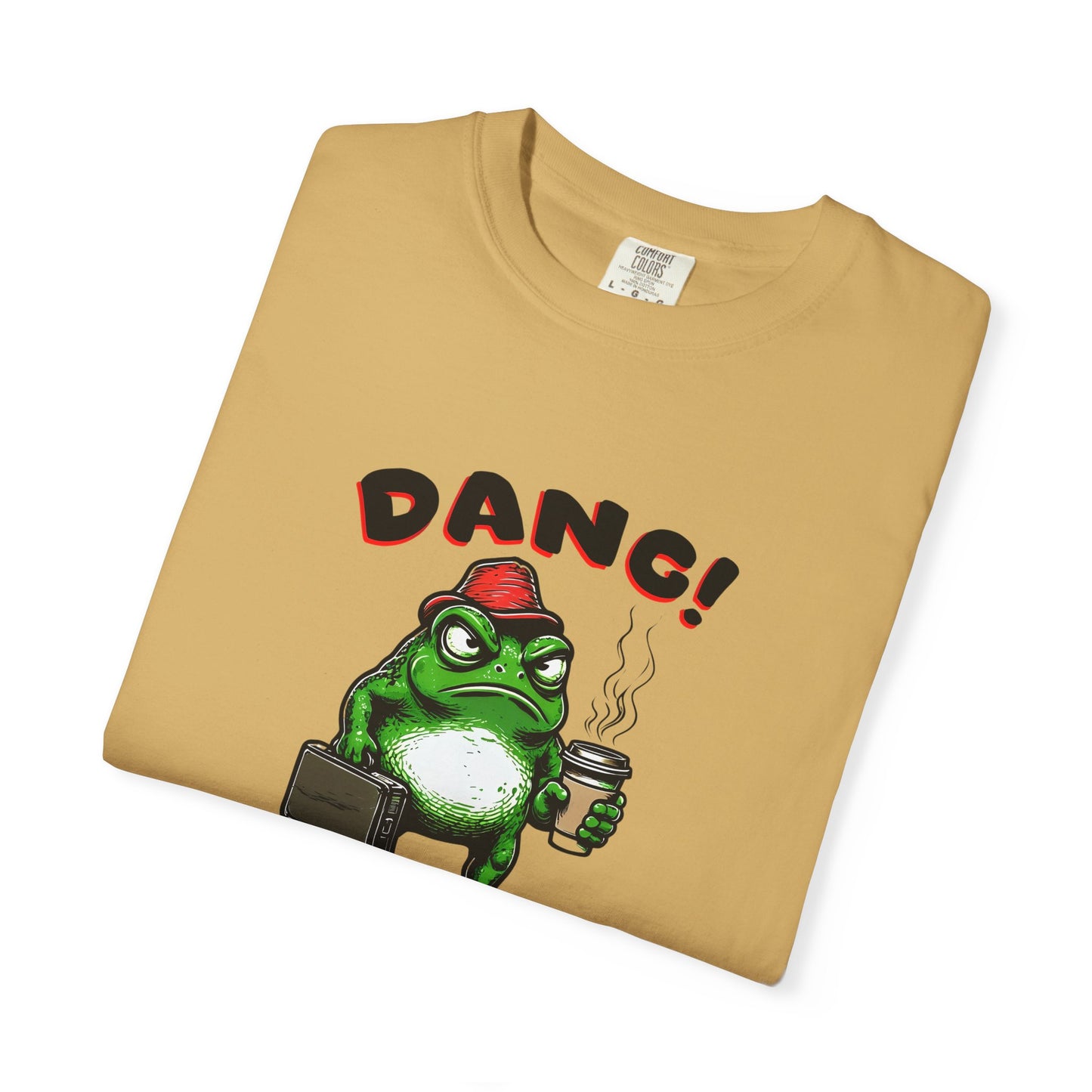 Funny Frog Monday T-Shirt - Unisex Garment-Dyed Tee