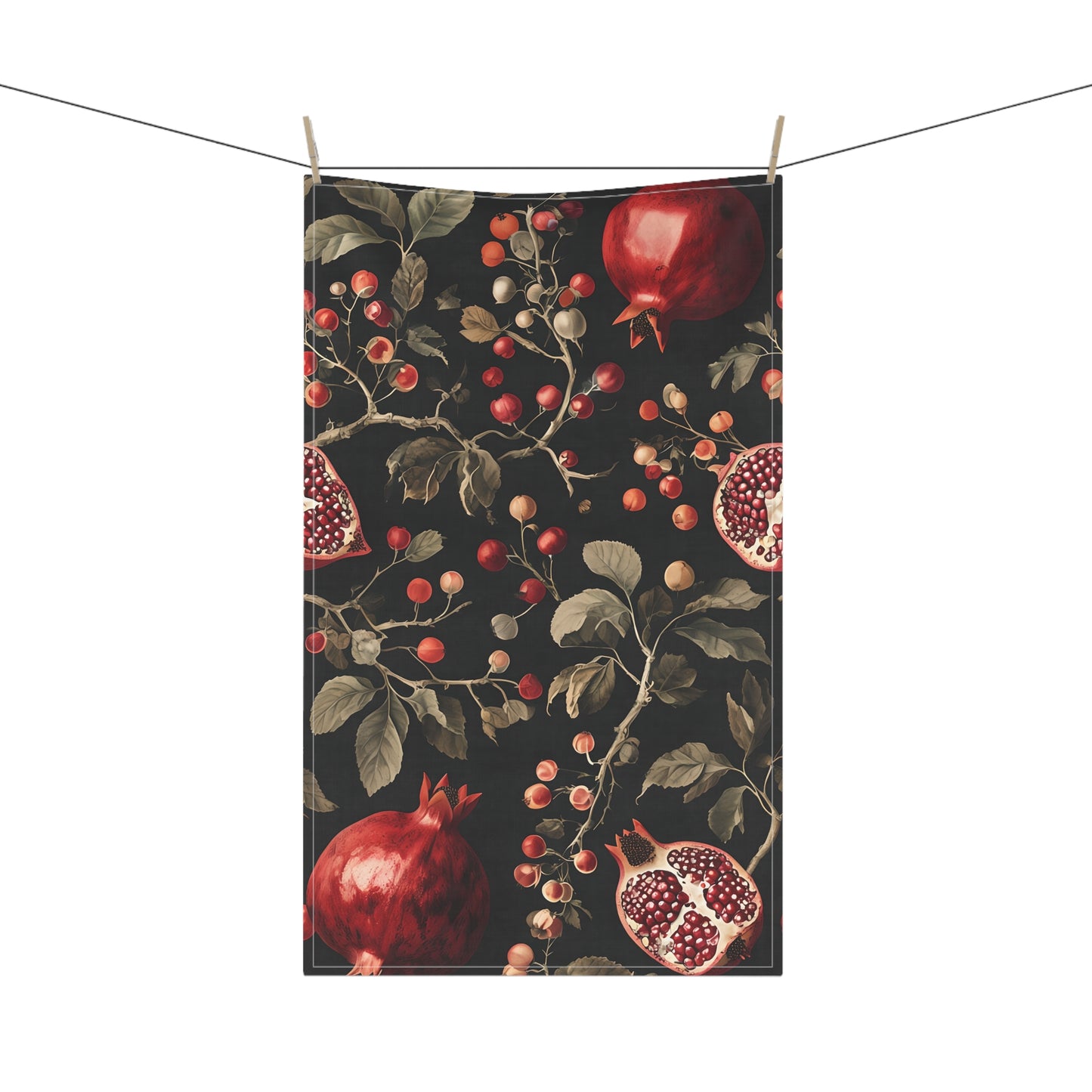 Botanical Pomegranate Tea Towels