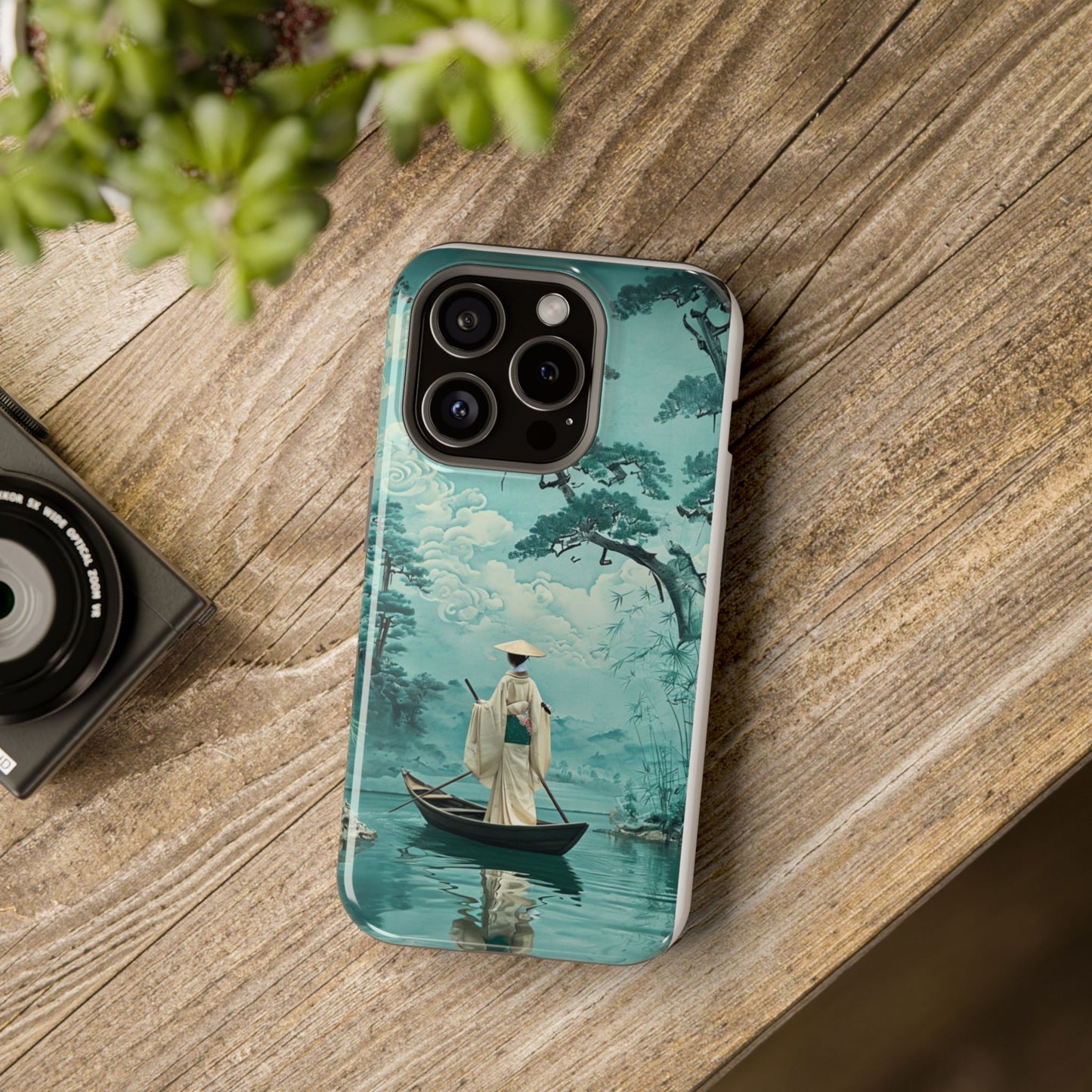 Zen Landscape Magnetic Tough Case for iPhone - Serene Nature Design