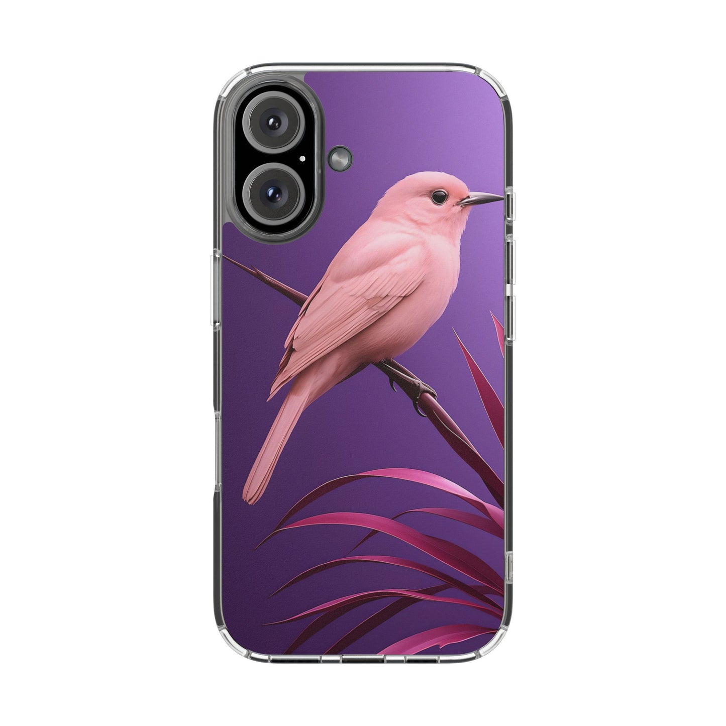 Pink Bird Nature-Inspired Design Case Cover