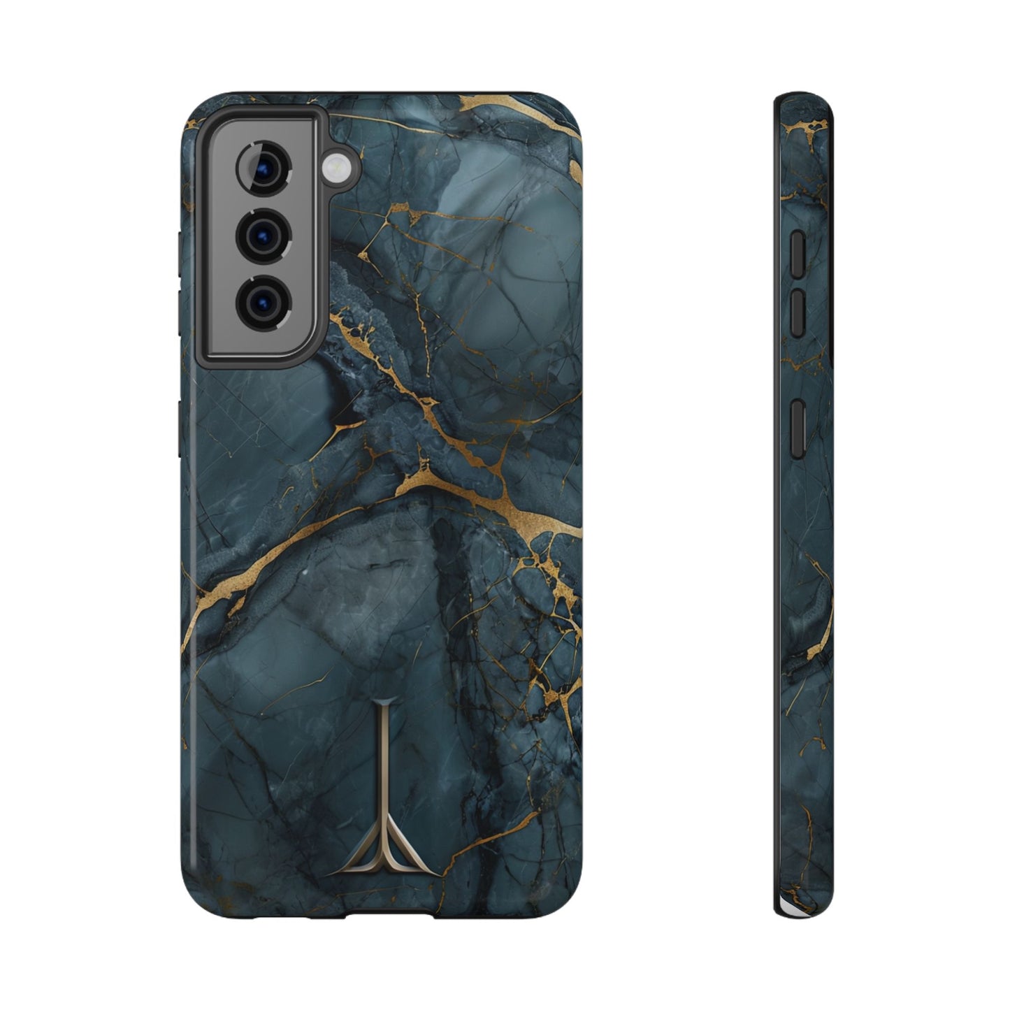 Luxury Sapphire Marble Impact-Resistant Phone Case | Stylish and Durable
