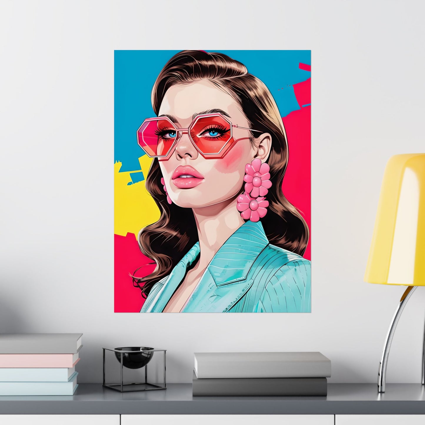 80s Vibe - Vibrant Matte Vertical Posters - Stylish Fashion Art Decor for Home & Office