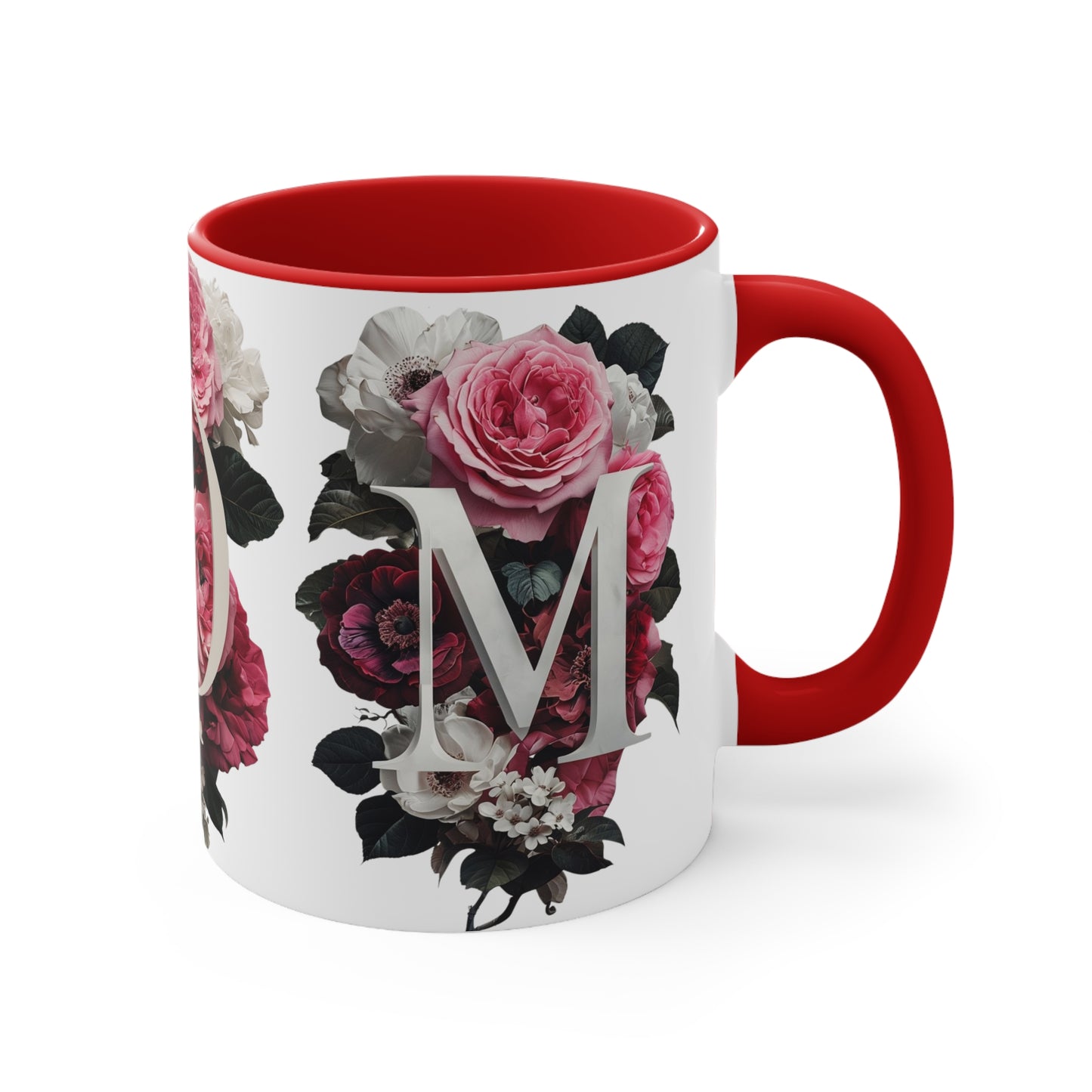 Floral Accent Mug for Mom - Mother's Day Gift Idea