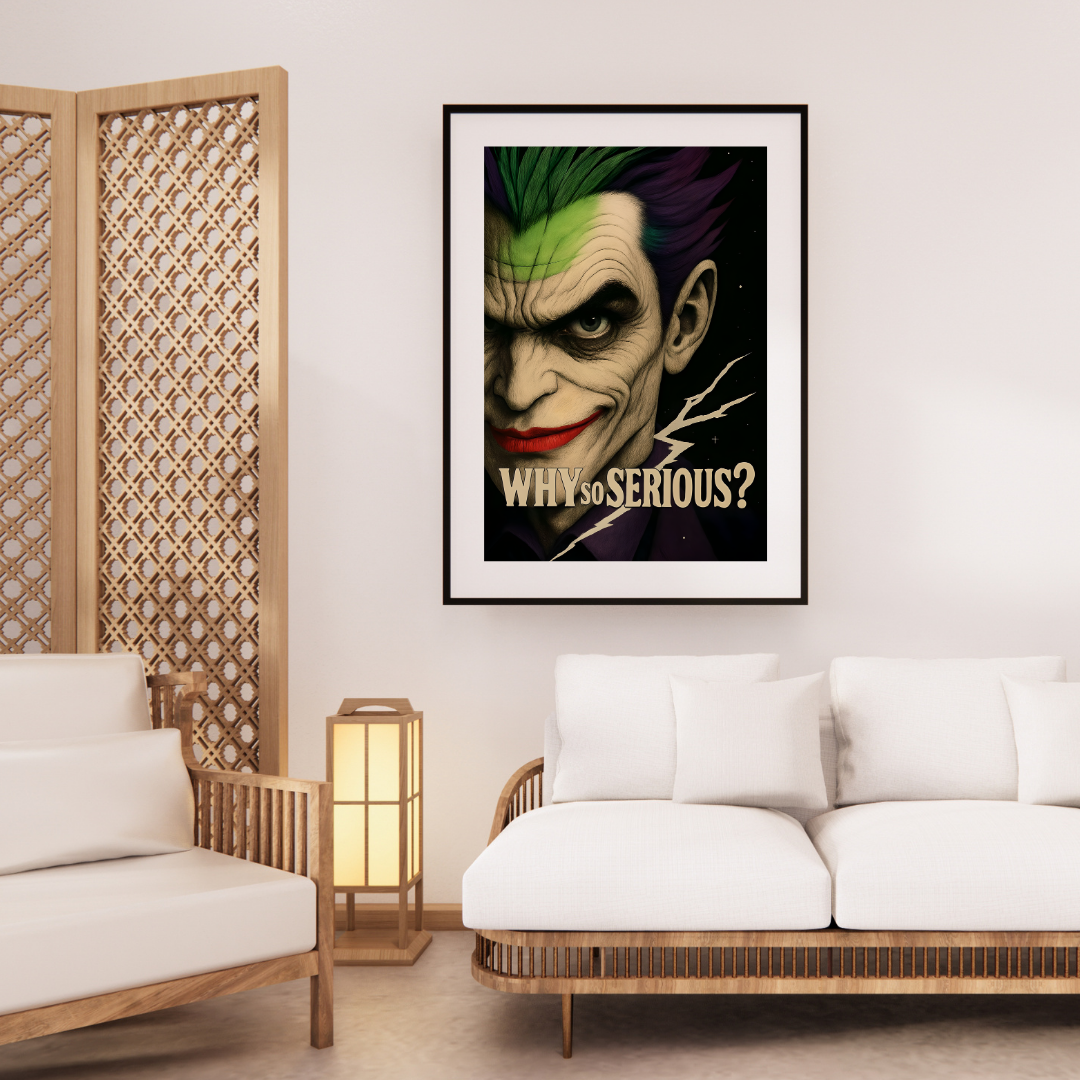 Intense Expression of a Joker