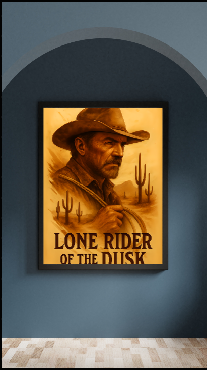 Lone Rider of the Dusk Poster