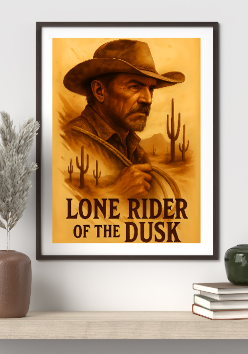 Lone Rider of the Dusk Poster