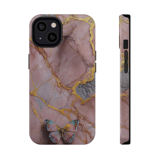 Artistic Butterfly Impact-Resistant Phone Case - Stylish Protection for Everyday Life