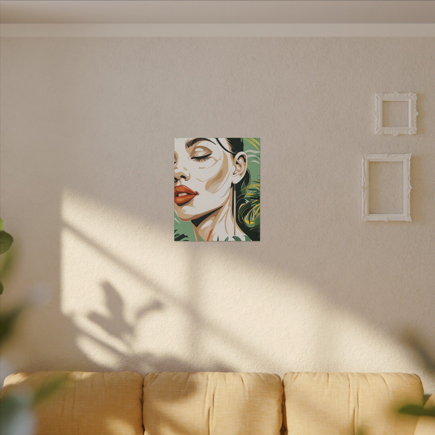 Elegant Woman Canvas Art - Multi-Size Stretched Matte Wall Decor