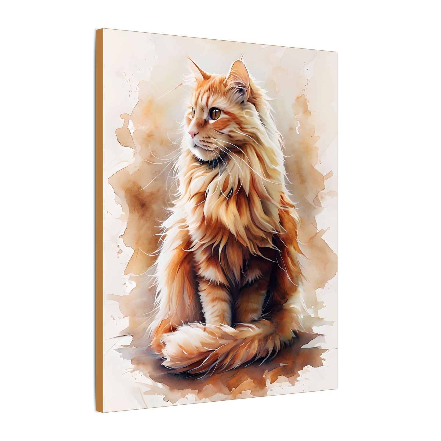 Majestic Cat Canvas Art - Stretched Wall Decor for Cat Lovers
