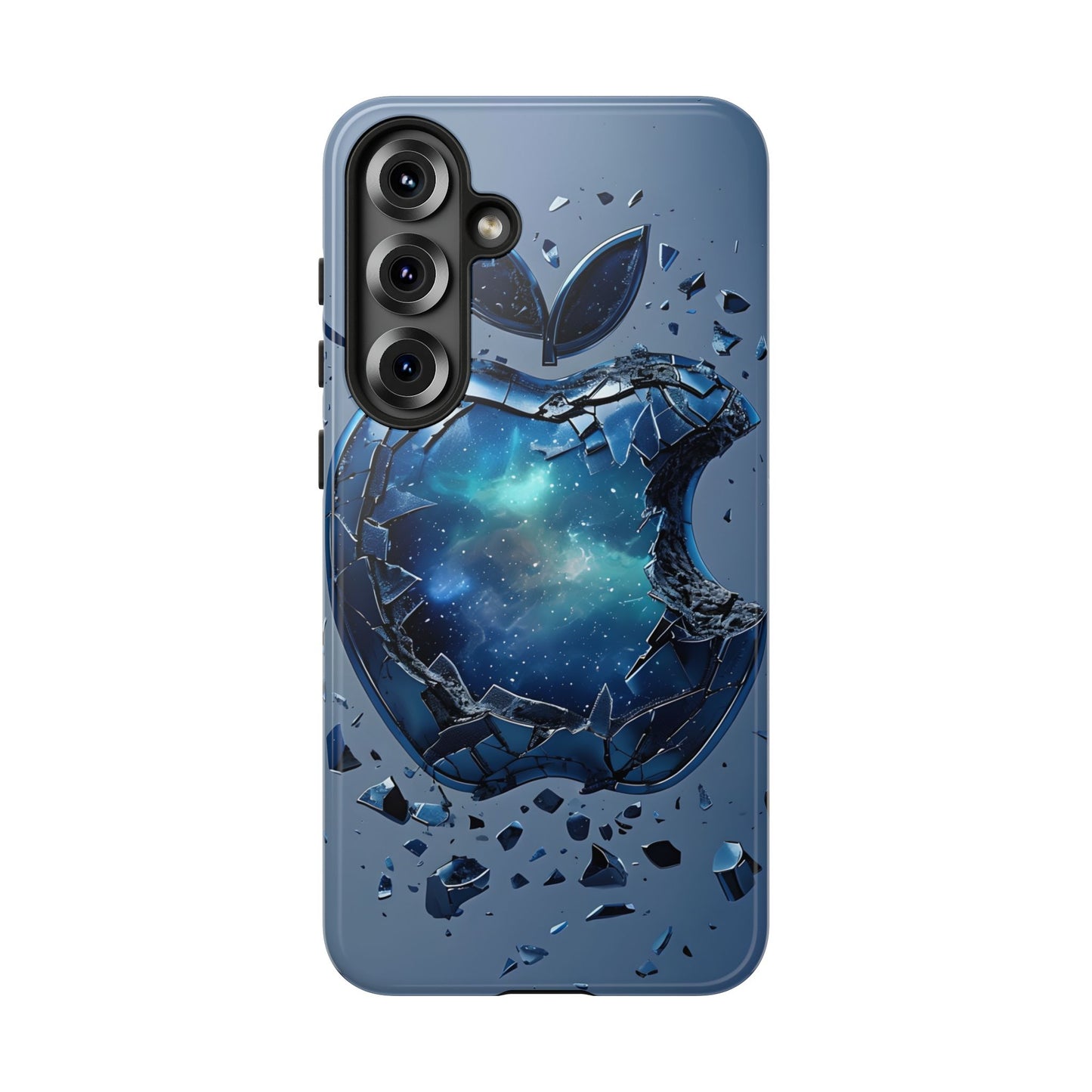 Galaxy Cracked Apple Case Cover