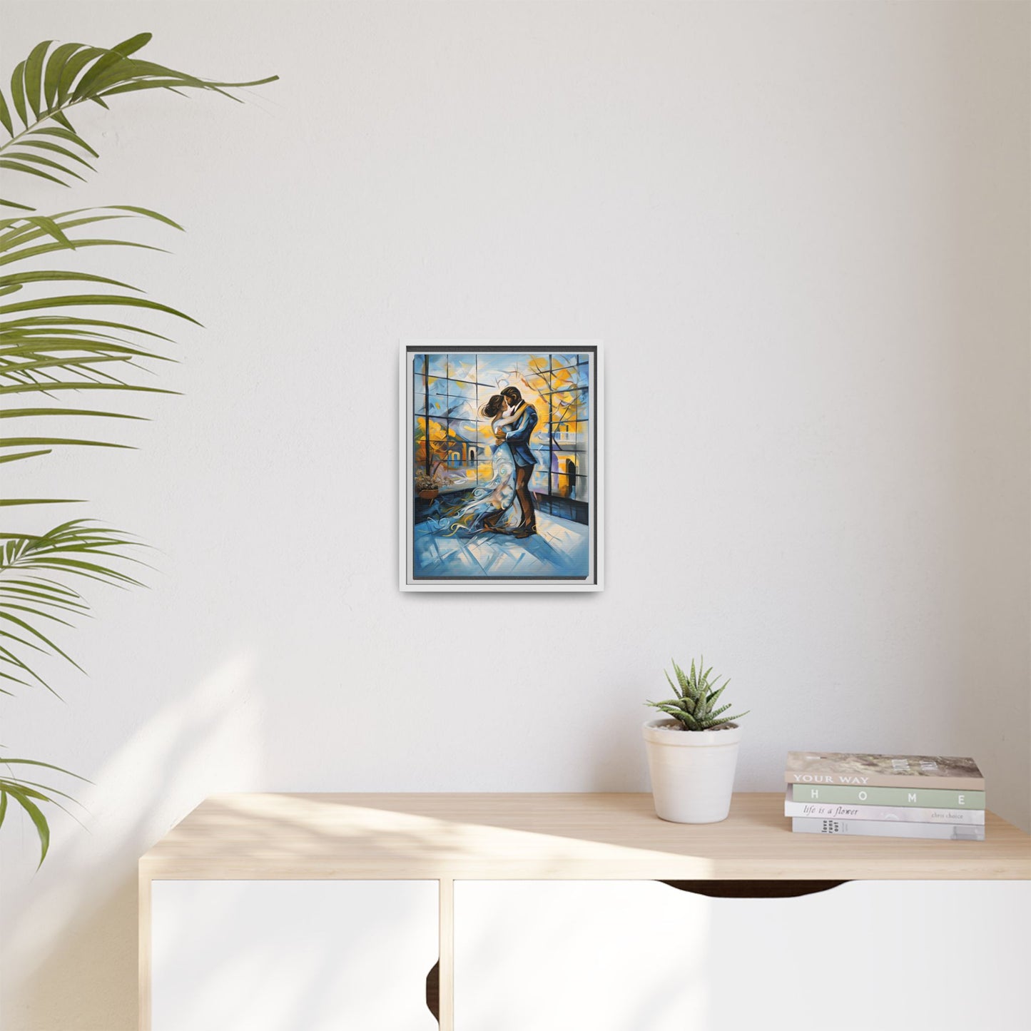 Romantic Couple  Canvas Print - Framed Wall Art