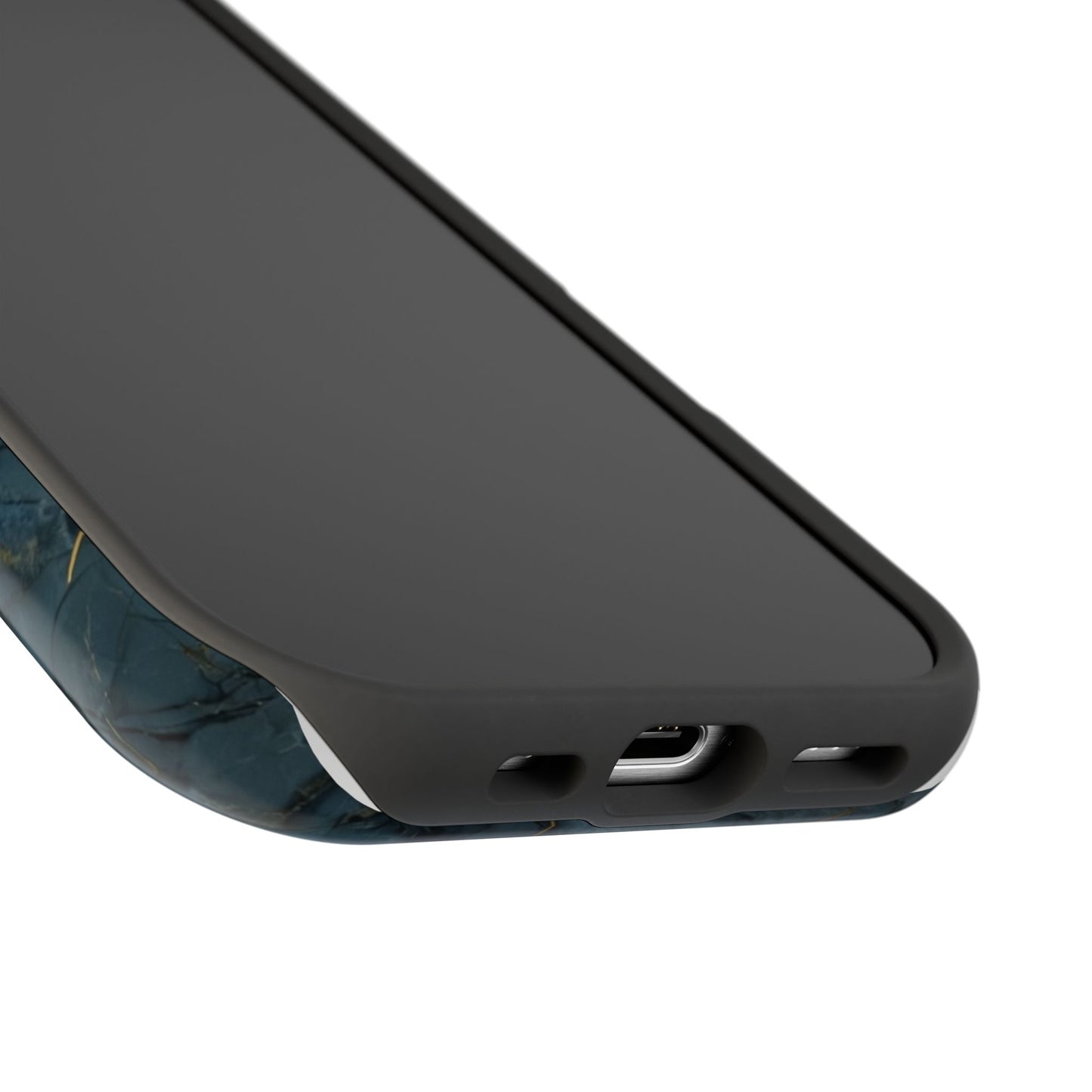 Luxury Sapphire Marble Case Cover