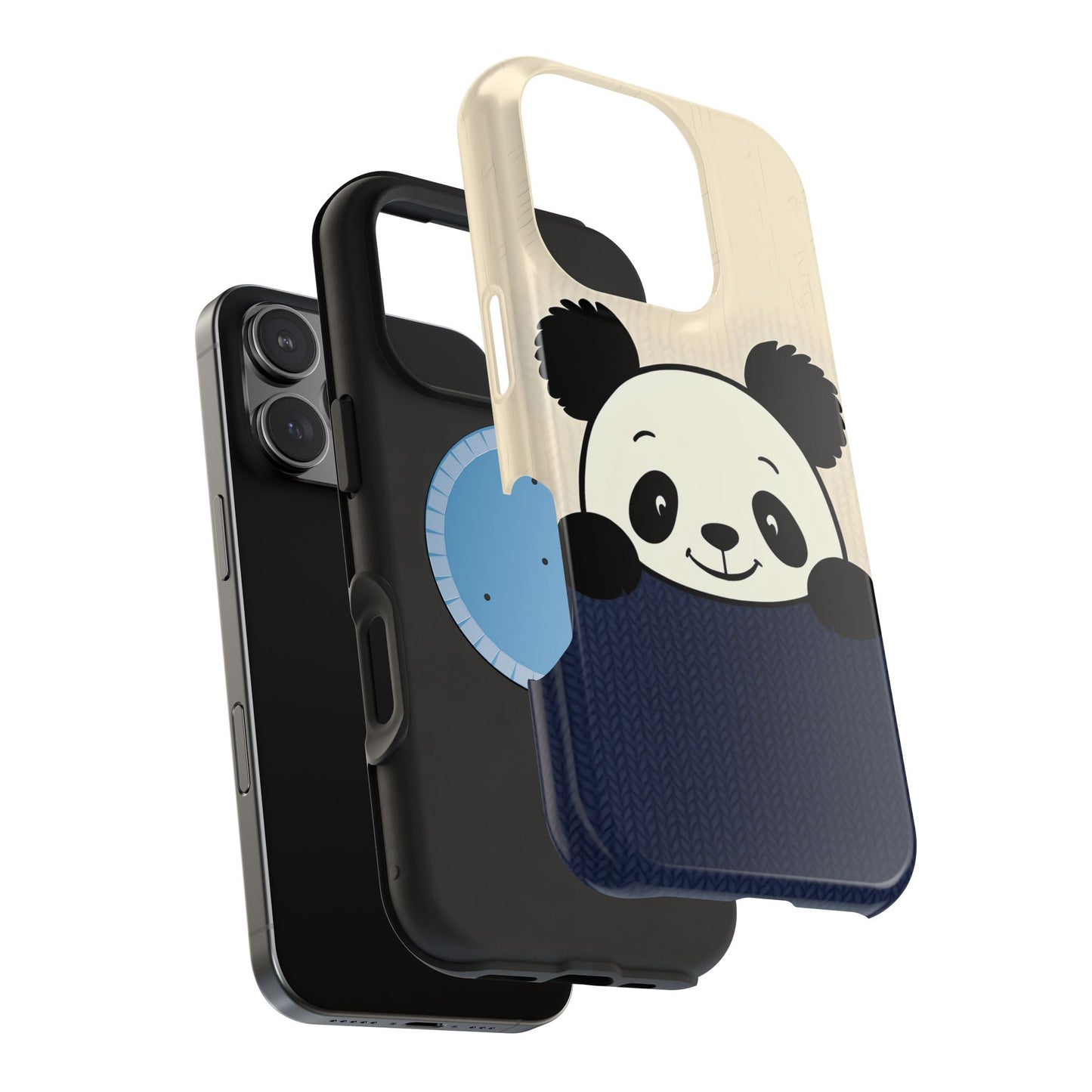 Cute Panda Magnetic Tough Case Cover