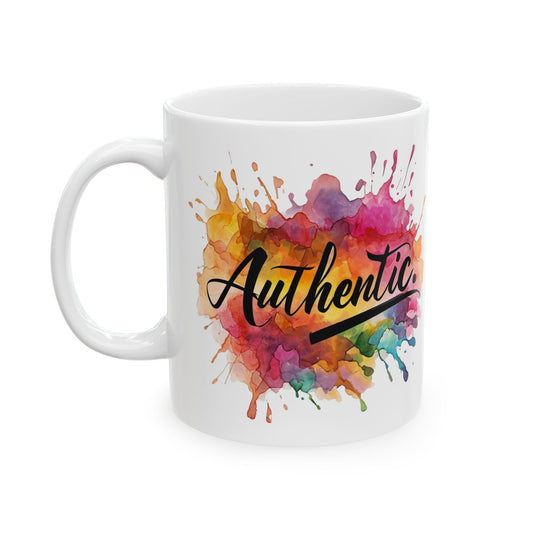 Authentic Ceramic Mug - Colorful Splash Design (11oz, 15oz)