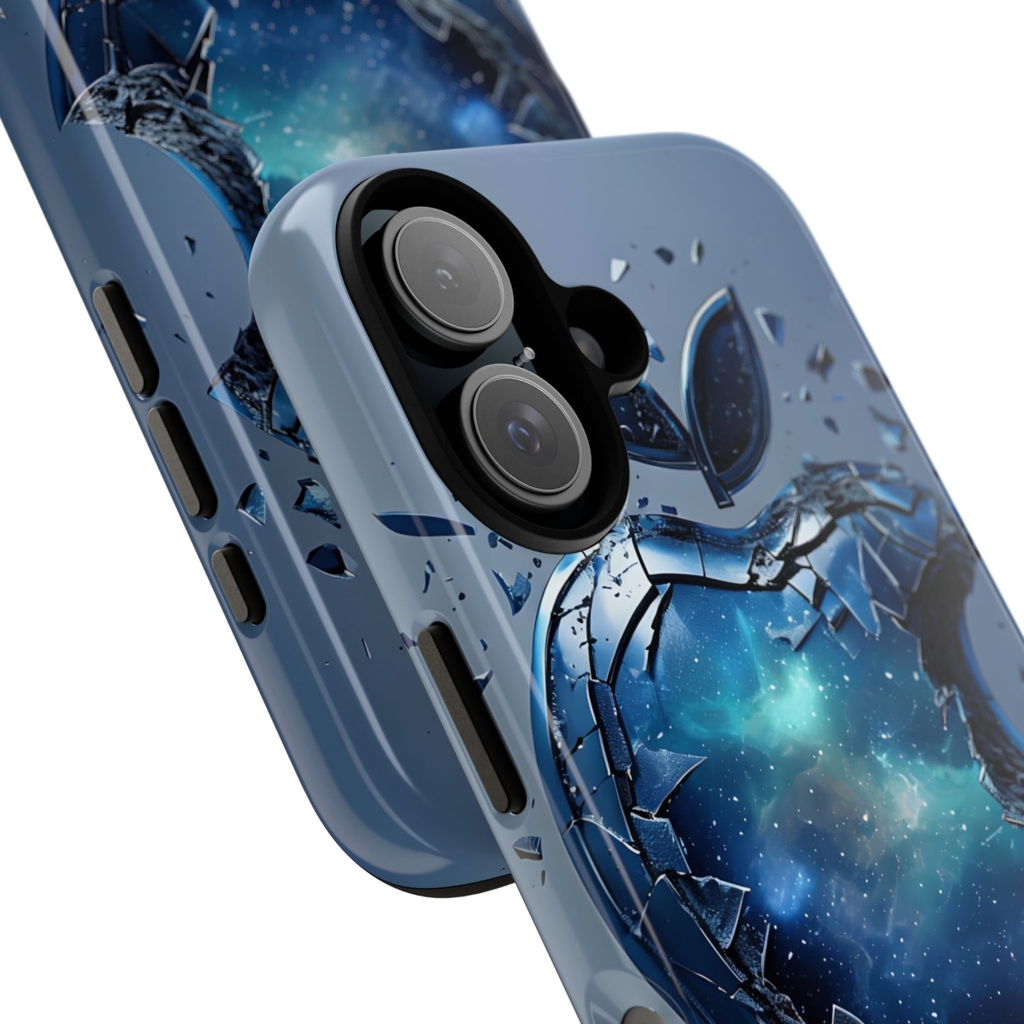 Galaxy Cracked Apple Case Cover