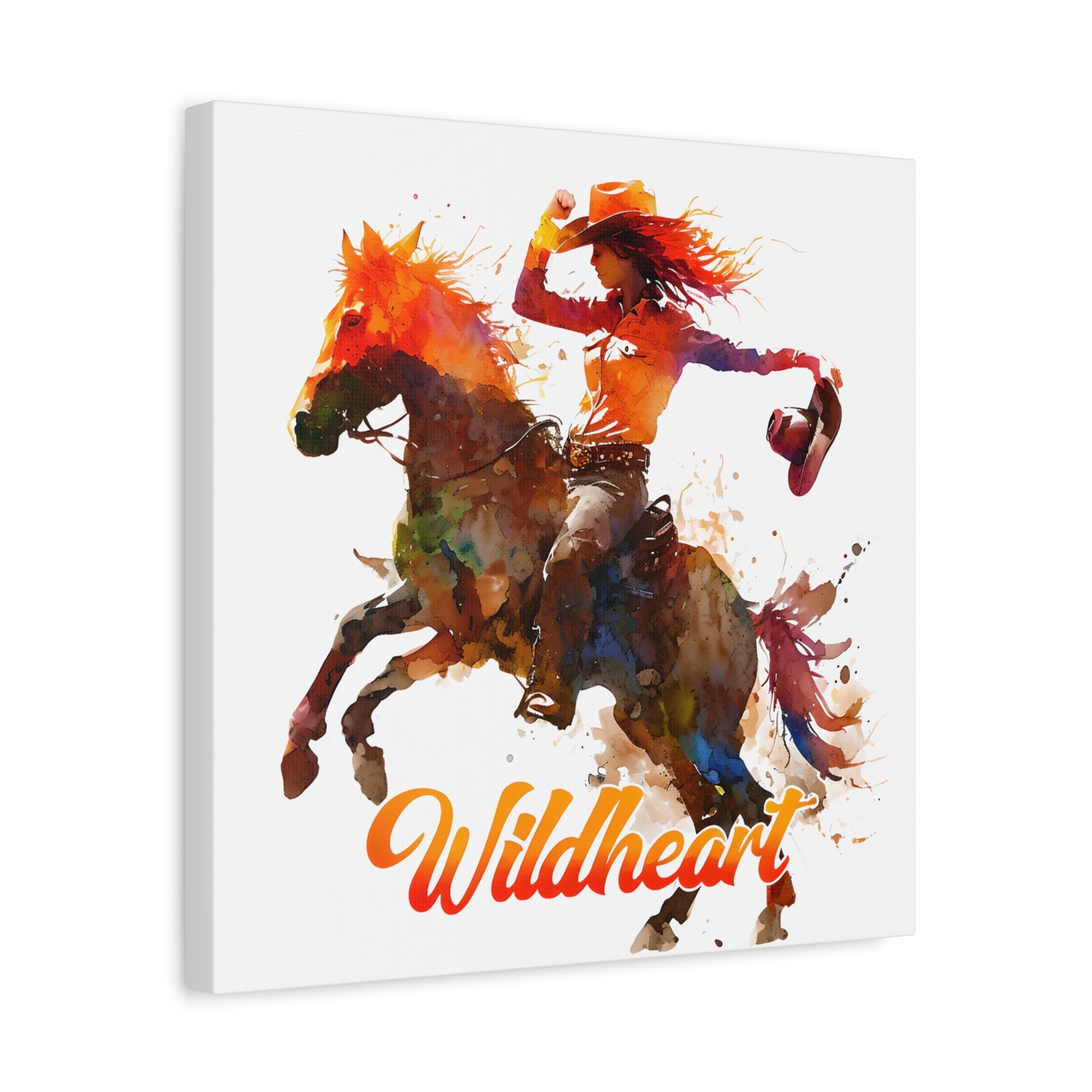 Wildheart Cowgirl Canvas Print