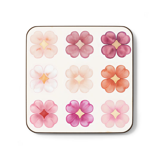 Elegant Floral Coaster Set