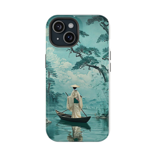 Zen Landscape Magnetic Tough Case for iPhone - Serene Nature Design