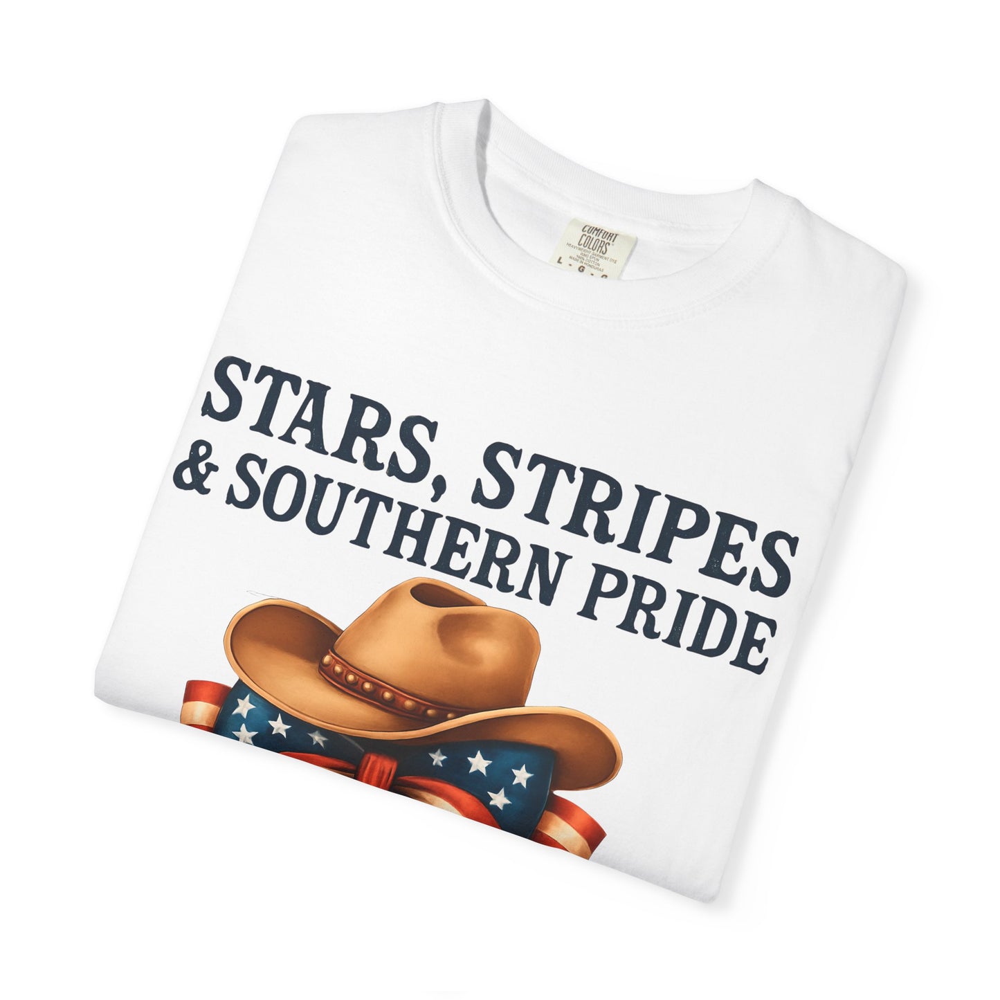 Stars, Stripes & Southern Pride Cowboy Boots Unisex T-Shirt