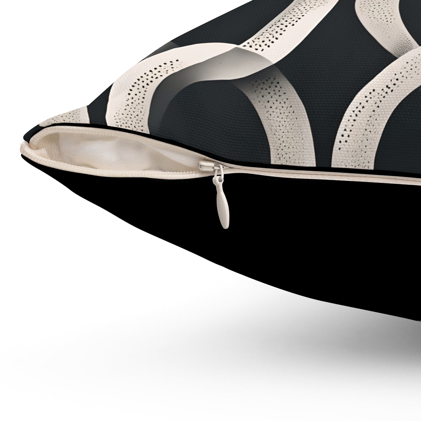 Modern Geometric Patterned Square Pillow for Cozy Home Décor