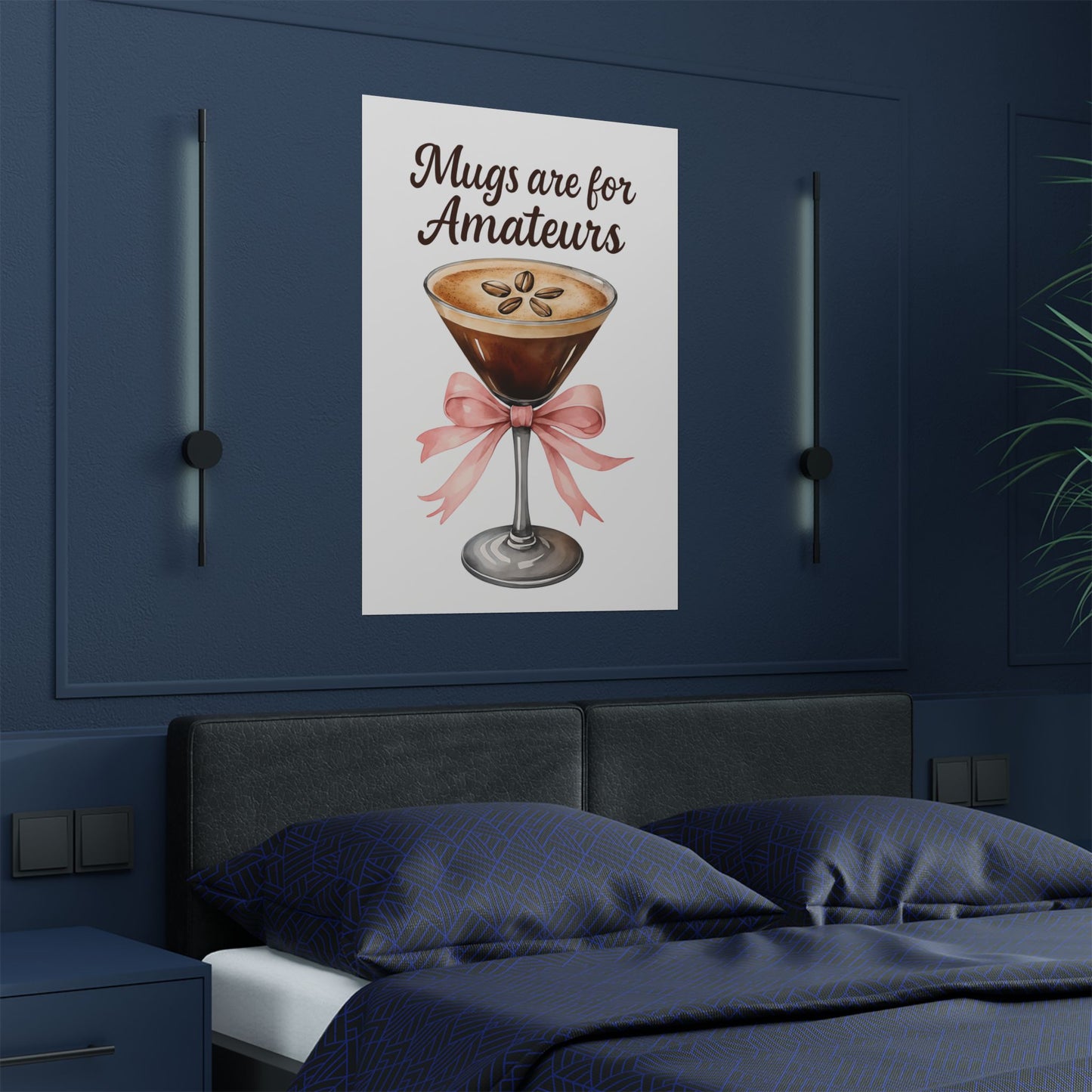 Art Print Satin Poster, Funny Quote Wall Art Print