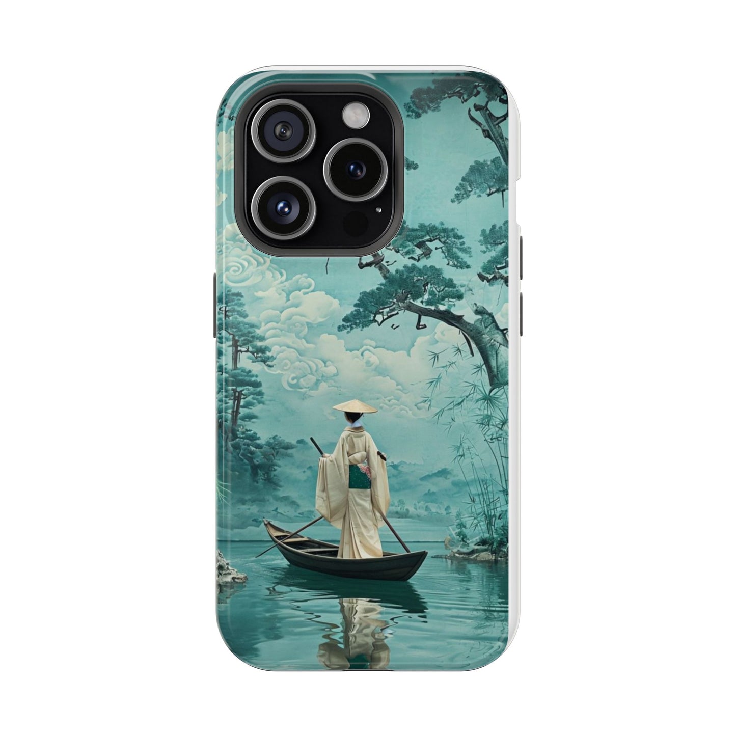 Zen Landscape Magnetic Tough Case for iPhone - Serene Nature Design
