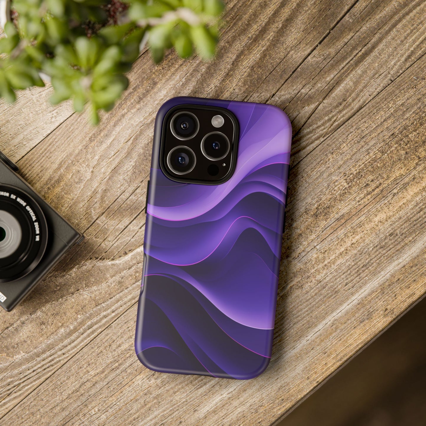 Stylish Purple Wave Phone Case Cover